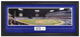 Los Angeles Dodgers / 3rd Inning Dodger Stadium (Suede) - Framed Panoramic