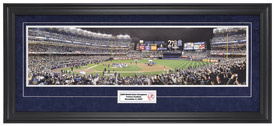 New York Yankees 2009 World Series Champions (Suede) - Framed Panoramic