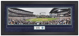 Seattle Mariners / First Pitch at Safeco Field (Suede) - Framed Panoramic
