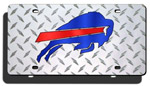 Buffalo Bills - Diamond Plate NFL Laser Tag License Plate