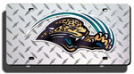 Jacksonville Jaguars - Diamond Plate NFL Laser Tag License Plate