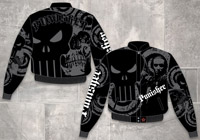 Punisher / Black - Adult Twill Jacket