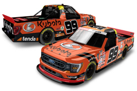 2023 Ben Rhodes #99 Kubota - 2x NASCAR Truck Champion 1/24 Diecast