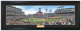 Colorado Rockies 2016 Opening Day at Coors Field - Framed Panoramic