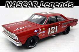 1965 Dan Gurney #121 Augusta Motor Sales Ford Galaxie Diecast, by University of Racing