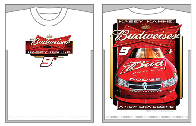 #9 Kasey Kahne - Budweiser / Born On T-Shirt 