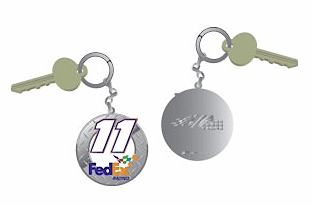 #11 Denny Hamlin - Stamped Metal Keychain