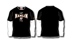 #11 Denny Hamlin - FedEx Layered Long Sleeve T-Shirt