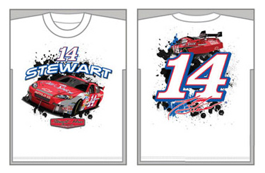 #14 Tony Stewart - Car and Number Youth T-Shirt