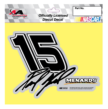 #15 Paul Menard - NASCAR Foil Diecut Decal