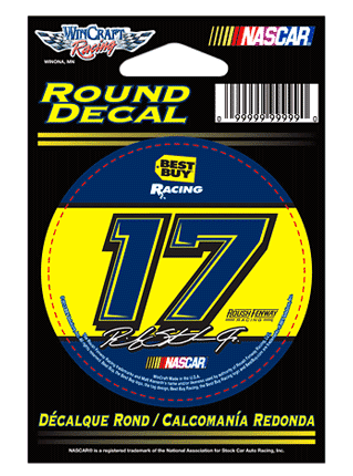 #17 Ricky Stenhouse Jr / Best Buy - NASCAR 3" Round Decal