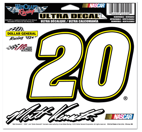 #20 Matt Kenseth / Dollar General - NASCAR Ultra Decal