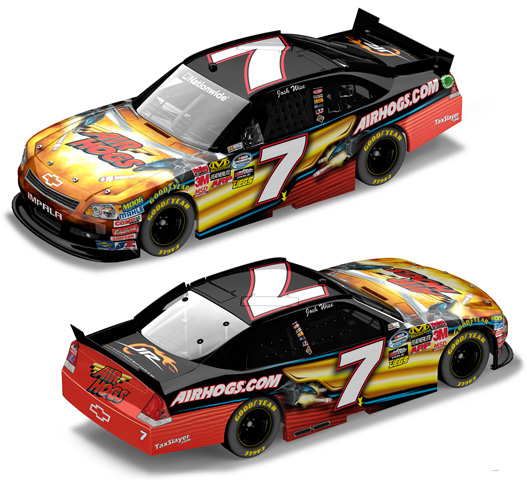 2011 Josh Wise #7 Air Hogs Diecast - Autographed