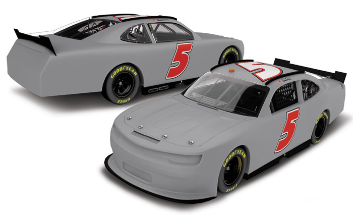 2014 Bill Elliott #5 NASCAR Test Car 1/64 Diecast