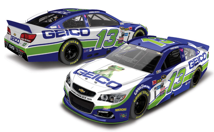 2016 Casey Mears #13 GEICO Diecast