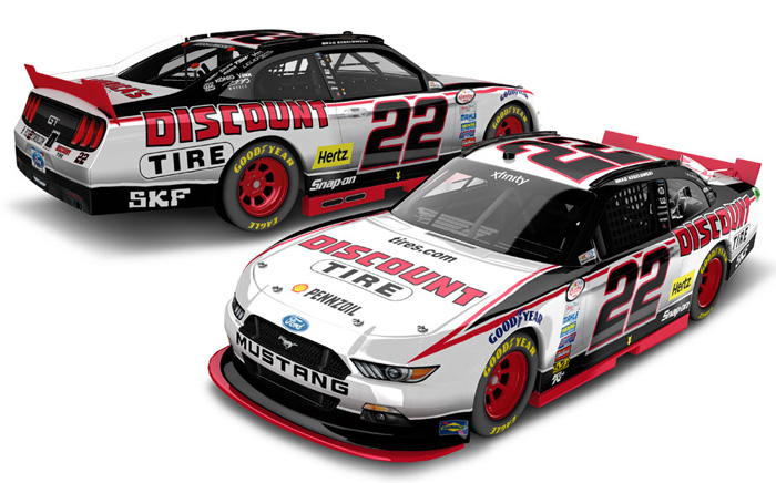 2016 Brad Keselowski #22 Discount Tire 1/64 Diecast