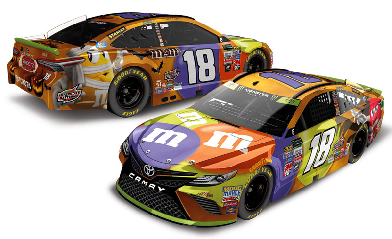 2017 Kyle Busch #18 M&M's Halloween Diecast