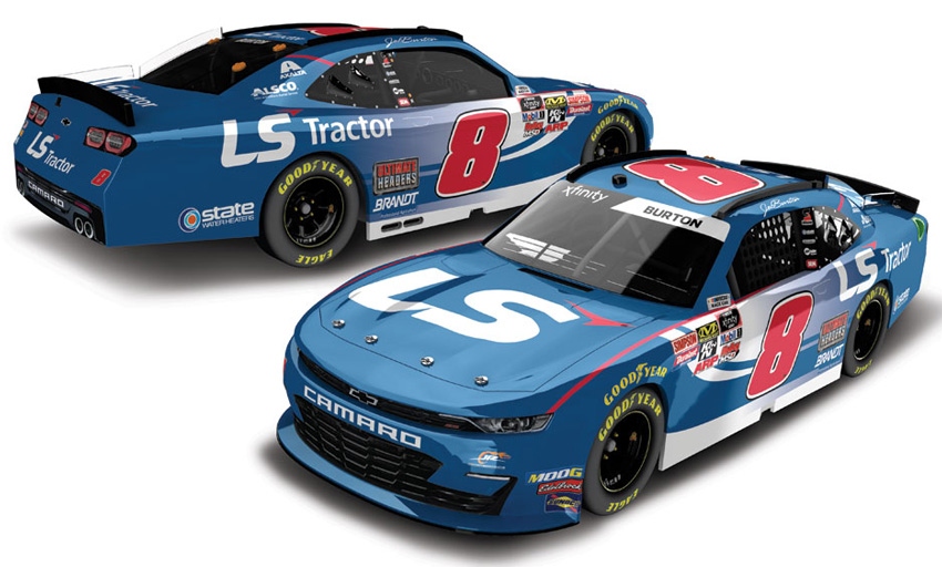 2019 Jeb Burton #8 LS Tractor 1/24 Diecast