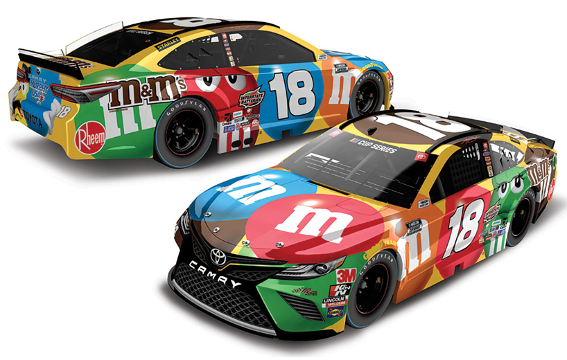 2020 Kyle Busch #18 M&M's - Darlington Throwback 1/64 Diecast