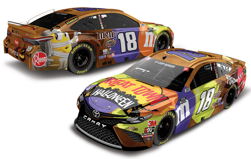2020 Kyle Busch #18 M&M's Halloween 1/24 Diecast