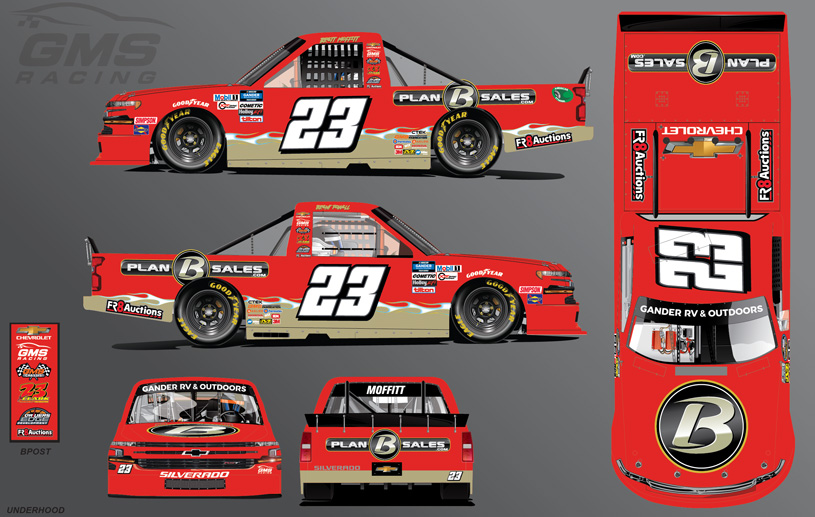 2020 Brett Moffitt #23 Plan B Sales Truck 1/24 Diecast