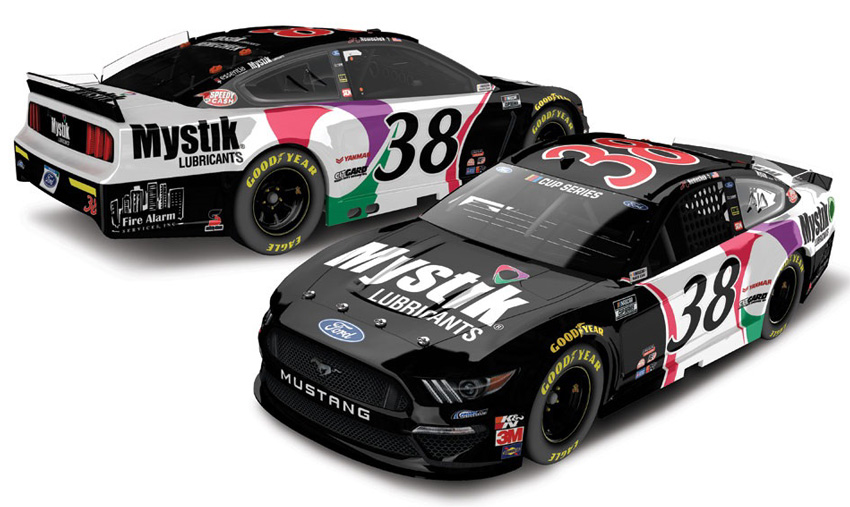 2020 John Hunter Nemechek #38 Mystik Lubricants 1/24 Diecast