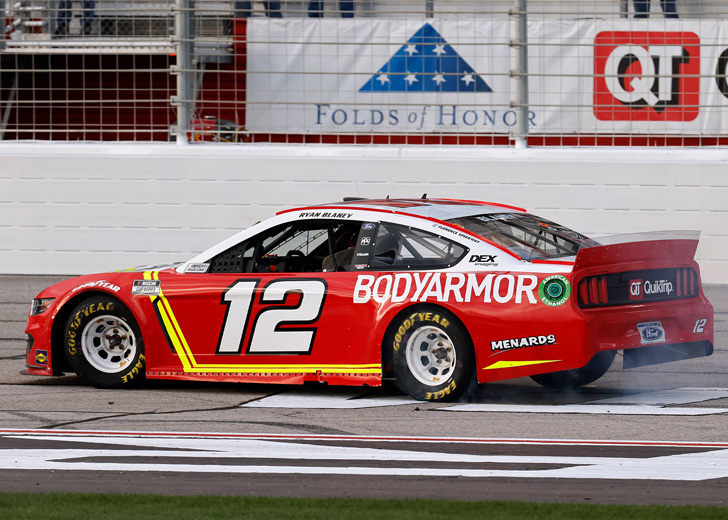 2021 Ryan Blaney #12 BODYARMOR - Atlanta Win / Raced 1/24 Diecast