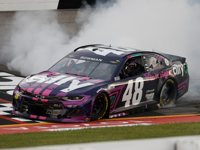 2021 Alex Bowman #48 ally - Richmond Win / Raced 1/24 Diecast