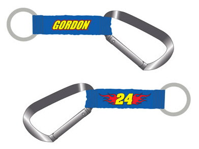 #24 Jeff Gordon - Carabiner Keychain