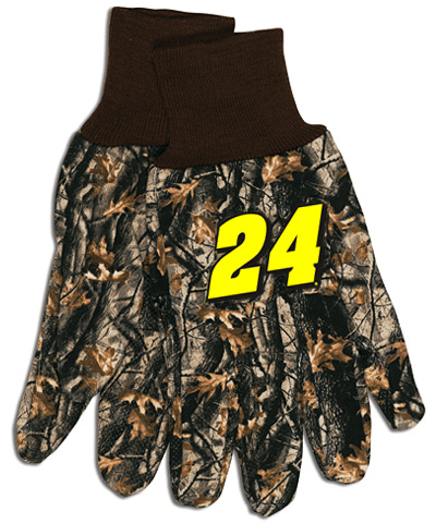 #24 Jeff Gordon - Camouflage NASCAR Gloves