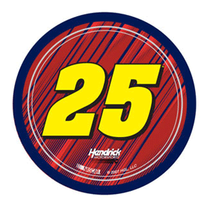 #25 Hendrick Motorsports - NASCAR 3" Round Decal