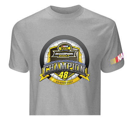 #48 Jimmie Johnson '07 2X Champ - Victory Lane T-Shirt