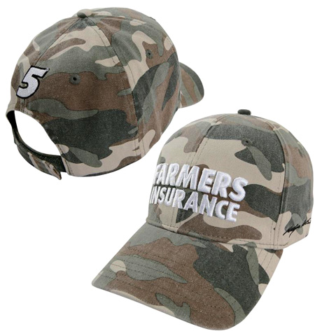 #5 Kasey Kahne - Farmers Insurance Camo Hat