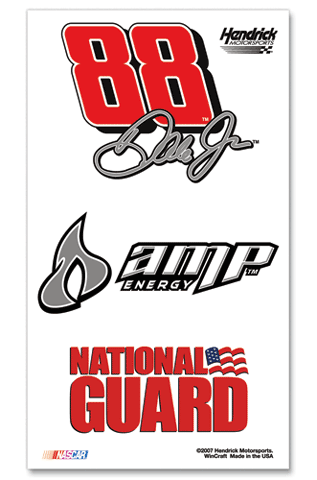 #88 Dale Earnhardt Jr - Temporary Tattoos