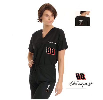 #88 Dale Earnhardt Jr - Unisex Scrub Pant / Black