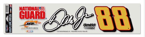 #88 Dale Earnhardt Jr - NASCAR Multi Use Decal 17x4