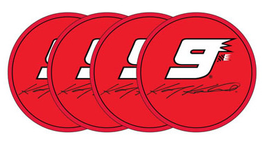 #9 Kasey Kahne - 4pc PVC Coaster Set