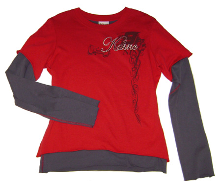 #9 Kasey Kahne - Ladies Layered Long Sleeve T-Shirt