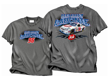 #96 Bobby Labonte - Ask.com Grey T-Shirt