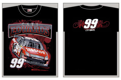 #99 Carl Edwards - Office Depot Black NASCAR T-Shirt