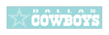 Dallas Cowboys - NFL Vinyl Diecut Decal 17"x 4"