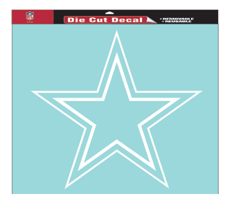 Dallas Cowboys - NFL Vinyl Diecut Decal 8"x 8"