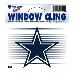 Dallas Cowboys - NFL 3"x 3" Static Cling