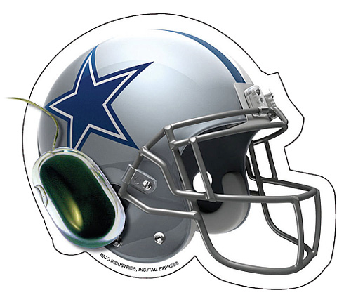Dallas Cowboys - NFL Diecut Helmet Mousepad