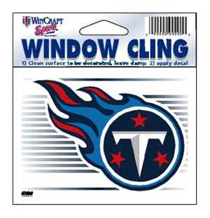 Tennessee Titans - NFL 3"x 3" Static Cling