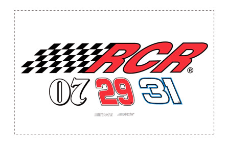 RCR '08 NASCAR Team Static Cling
