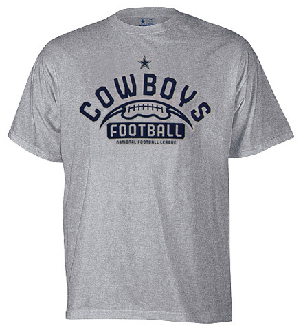 Dallas Cowboys - NFL Grey Gym Issue Tee