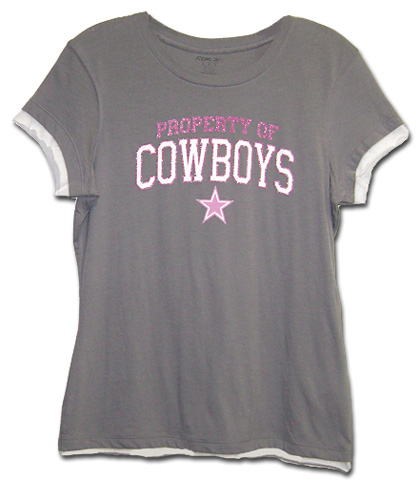 Dallas Cowboys - NFL Ladies Cap Sleeve Tissue Tee
