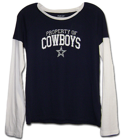 Dallas Cowboys - NFL Ladies Long Sleeve Layered Tee