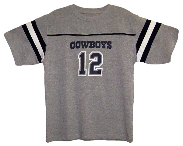 Dallas Cowboys #12 NFL Crewneck Youth Tee